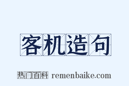 客机造句是什么意思的图片